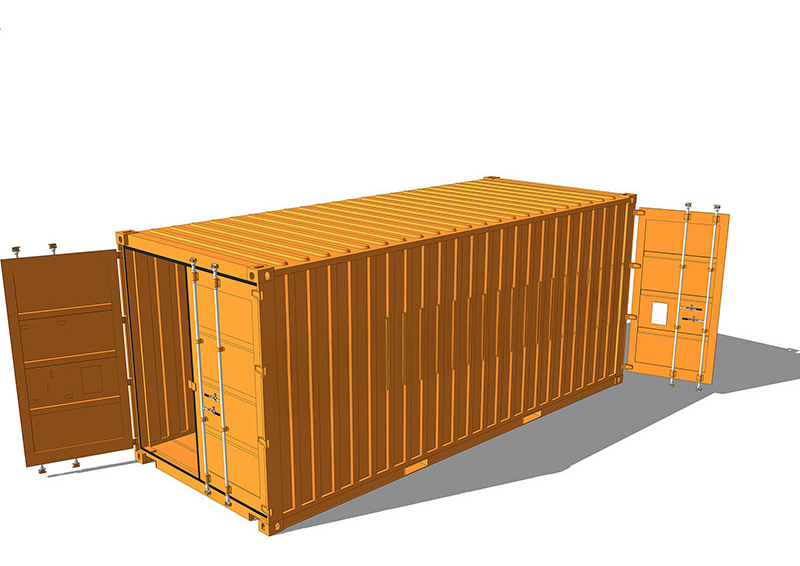 20' DC Double Door Konteyner