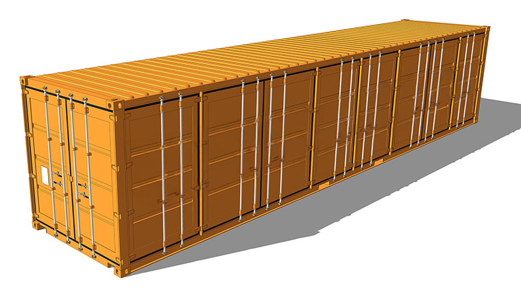 40' HC Open Side Konteyner