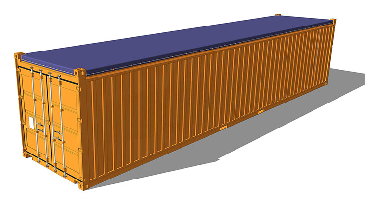 40' Open Top Konteyner